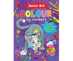 KNYGA Bookshop Junior Art Colour By Numbers: Cat
