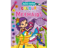KNYGA Bookshop Junior Artist Colour By Numbers: Mermaids
