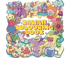KNYGA Bookshop Kawaii Colouring Book