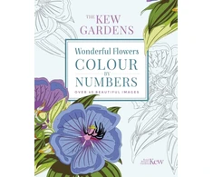 KNYGA Bookshop Kew Gardens Wonderful Flowers Colour-by-Numbers
