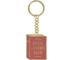 KNYGA Bookshop Keyring Metal - Pulteney Press (Book Lovers)