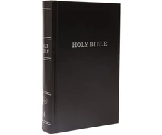 KNYGA Bookshop Nelson Thomas KJV, Pew Bible, Large Print, Hardcover, Juodas, Raudona Letter, Comfort Print: Holy Bible, King James Version