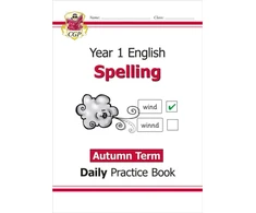 KNYGA Bookshop KS1 Spelling Year 1 Daily Practice Book: Autumn Term