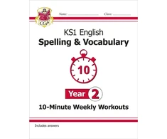 KNYGA Bookshop KS1 Year 2 English 10-Minute Weekly Workouts: Spelling &amp; Vocabulary