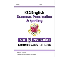 KNYGA Bookshop KS2 English Year 3 Foundation Grammar, Punctuation &amp; Spelling Targeted Question Book w/ Answers
