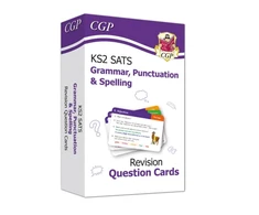 KNYGA Bookshop Cgp Books KS2 English Year 6 SATS Revision Question Cards: Grammar, Punctuation &amp; Spelling (for 2027)
