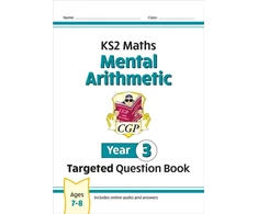 KNYGA Bookshop KS2 Maths Year 3 Mental Arithmetic Targeted Question Book (includes Online Answers &amp; Audio Tests)
