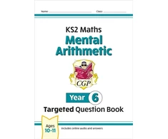 KNYGA Bookshop KS2 Maths Year 6 Mental Arithmetic Targeted Question Book (includes Online Answers &amp; Audio Tests)