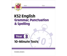KNYGA Bookshop KS2 Year 3 English 10-Minute Tests: Grammar, Punctuation &amp; Spelling