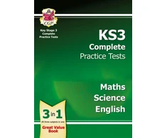 KNYGA Bookshop KS3 Complete Practice Tests - Maths, Science &amp; English