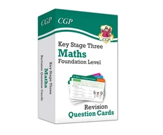 KNYGA Bookshop KS3 Maths Revision Question Cards - Foundation
