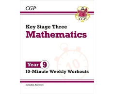 KNYGA Bookshop KS3 Year 9 Maths 10-Minute Weekly Workouts