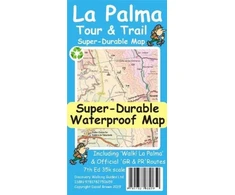 KNYGA Bookshop folded La Palma Tour &amp; Trail Map