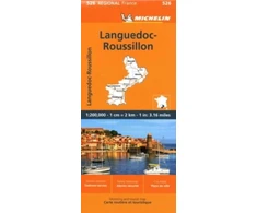 KNYGA Languedoc-Roussillon - Michelin Regional Map 526