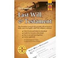 KNYGA Bookshop Lawpack Premium Last Will &amp; Testament DIY Kit