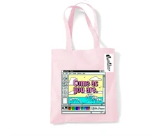 KNYGA Bookshop Letter Shoppe (Come As You Are) Pastel Rožinė Tote Bag