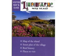 KNYGA Bookshop Lindisfarne Holy Island Visitor map and guide