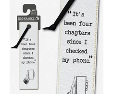 Bookshop Literary Bookmarks - Checked My Phone