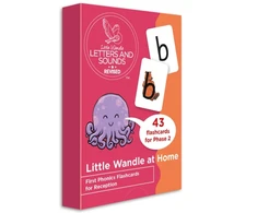 KNYGA Bookshop Little Wandle at Home First Phonics Flashcards for Reception