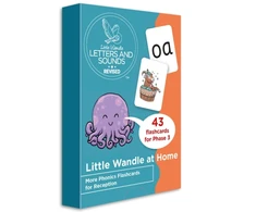 KNYGA Bookshop Little Wandle at Home More Phonics Flashcards for Reception