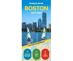 KNYGA Bookshop Lonely Planet Boston City Map