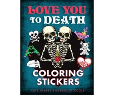 KNYGA Bookshop Love You to Death Coloring Stickers