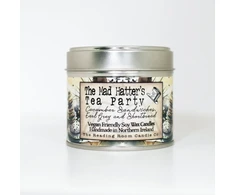 KNYGA Bookshop Mad Hatter's Tea Party- Scented Soy Candle- Cucumber Sandwiches, Earl Pilkas Tea and Shortbread