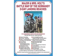 KNYGA Bookshop Major &amp; Mrs Holt's Battle Map of The Normandy D-Day Landing Beaches (Map)