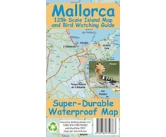 KNYGA Bookshop Mallorca Super Durable Map and Bird Watching Guide