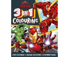 KNYGA Bookshop Marvel Entertainment Marvel Avengers Iron Man: 3 in 1 Colouring