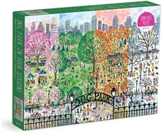 KNYGA Bookshop Michael Storrings Dog Park in Four Seasons 1000 Piece Puzzle