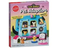 KNYGA Bookshop Mini Clay World Pet Adoption Truck