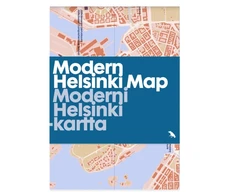 KNYGA Bookshop Modern Helsinki Map / Moderni Helsinki-kartta