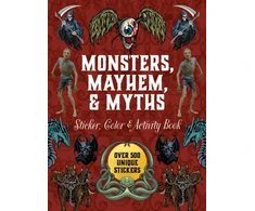 KNYGA Bookshop Monsters, Mayhem, and Myths Sticker, Color &amp; Activity Book
