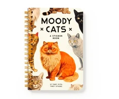 KNYGA Bookshop Moody Cats Sticker Book