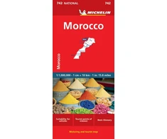 KNYGA Bookshop Morocco - Michelin National Map 742