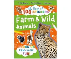 KNYGA Bookshop My Book of 100 Stickers: Farm &amp; Wild Animals