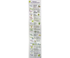 KNYGA Bookshop Natural First Aid Remedies Chart