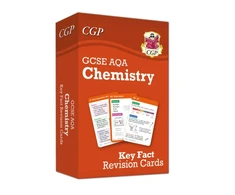 KNYGA Bookshop New GCSE Chemistry AQA Key Fact Revision Cards - Summary cards for quick revision