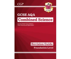 KNYGA Bookshop New GCSE Combined Science AQA Foundation Revision Guide with CGP RevisionHub