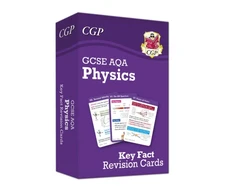 KNYGA Bookshop New GCSE Physics AQA Key Fact Revision Cards - Summary cards for quick revision