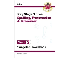 KNYGA Bookshop New KS3 Year 7 Spelling, Punctuation and Grammar Targeted Workbook (with answers)