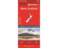 KNYGA Bookshop New Zealand - Michelin National Map 790