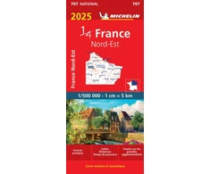 KNYGA Bookshop Northeastern France 2025 - Michelin National Map 707