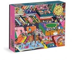 Dėlionė Bookshop Novel Neighborhood 1000 Piece Foil Puzzle