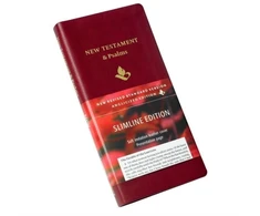 KNYGA Bookshop NRSV New Testament and Psalms, Burgundy Imitation leather, NR012:NP