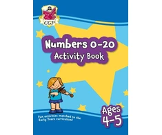 KNYGA Bookshop Numbers 0-20 Activity Book for Ages 4-5 (Reception)