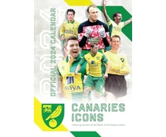 KNYGA Bookshop Official Canaries Icons A3 Calendar 2024