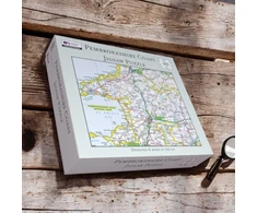 KNYGA Bookshop OS Map 500 Piece Premium Jigsaw Puzzle - Pembrokeshire Coast National Park