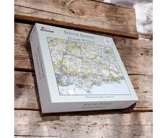 KNYGA Bookshop OS Map 500 Piece Premium Jigsaw Puzzle - South Downs National Park